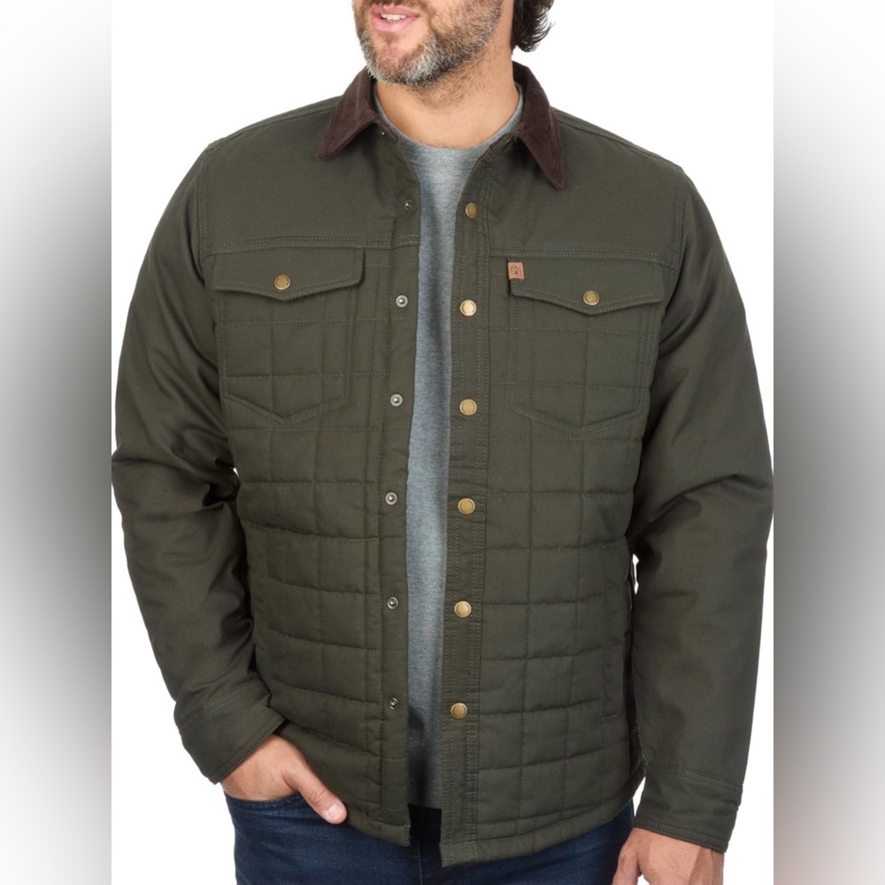 Black Quilted Coleman Jacket